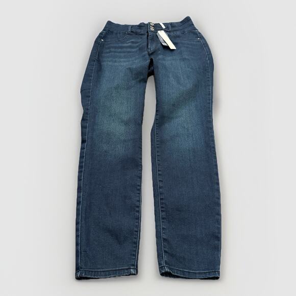 Angels Forever Young Womens Blue Evershape Skinny Jeans Size 12 NWT $48 - Picture 1 of 11